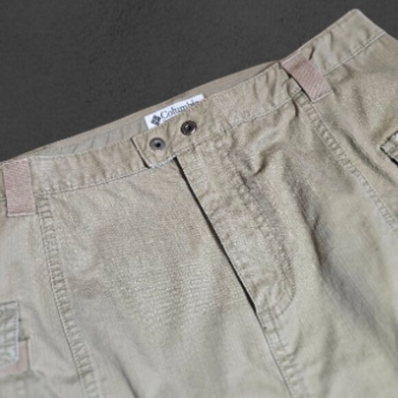 Khaki COLUMBIA Cargo skirt sz 8 - Picture 1 of 8